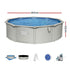 Bestway Swimming Pool Steel Frame Round Pool Set 457cm w/ Filter Ladder 17430L | Outdoorium