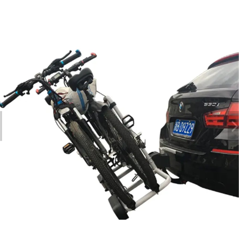 Bicycle E Bike Car Rack - Tow Ball - 2 Bike - With Lights - Outdoorium