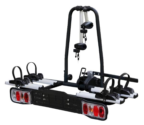 Bicycle E Bike Car Rack - Tow Ball - 2 Bike - With Lights - Outdoorium