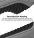Bicycle Grips MTB Road Bike Double Lock Rubber Handlebar Grips Anti - Slip Rock Bros BLACK | Outdoorium