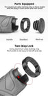 Bicycle Grips MTB Road Bike Double Lock Rubber Handlebar Grips Anti - Slip Rock Bros BLACK | Outdoorium