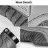 Bicycle Grips MTB Road Bike Double Lock Rubber Handlebar Grips Anti - Slip Rock Bros BLACK | Outdoorium
