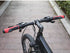 Bicycle Grips MTB Road Bike Double Lock Rubber Handlebar Grips Anti-Slip Rock Bros RED - Outdoorium