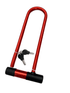 Bicycle Hardware U Lock Heavy Duty Keyed Bike Long - Assorted Colours | Outdoorium