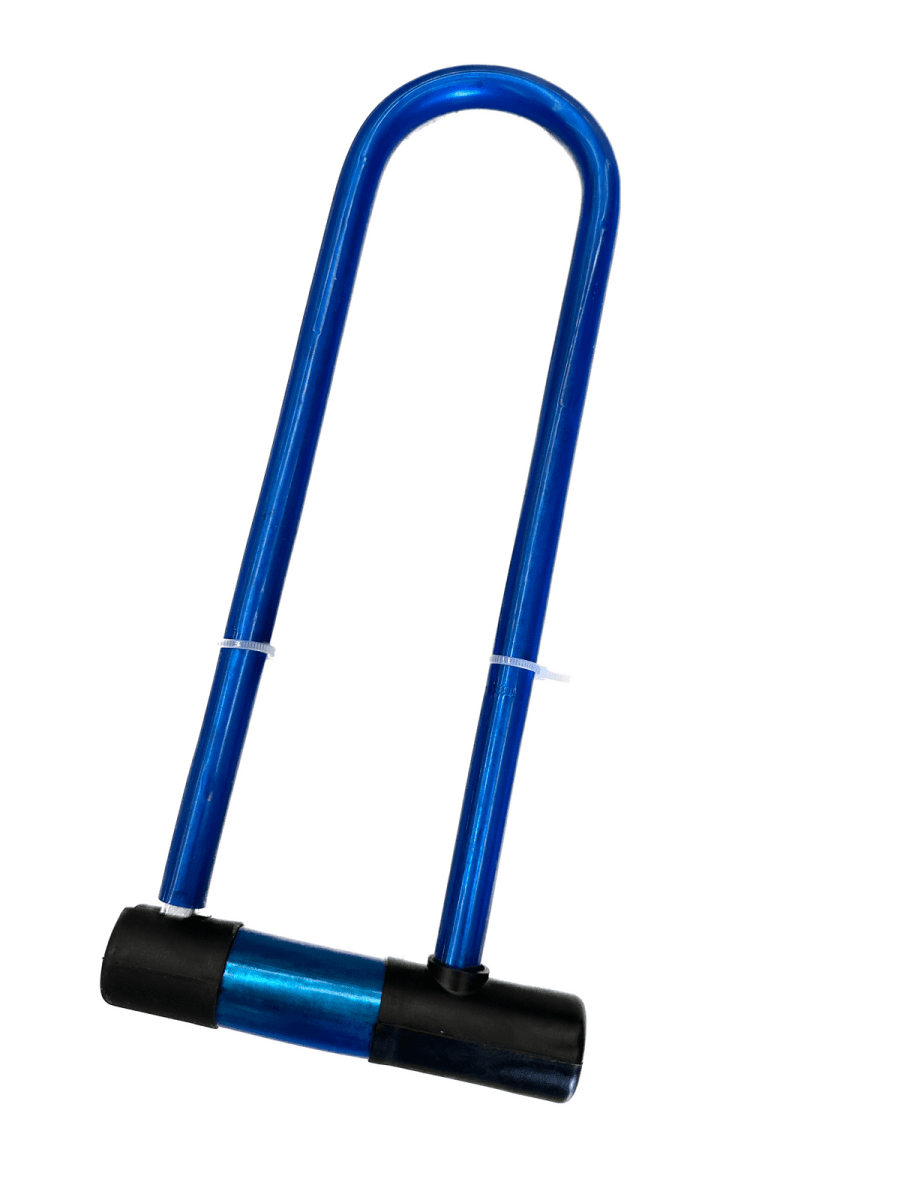 Bicycle Hardware U Lock Heavy Duty Keyed Bike Long - Assorted Colours | Outdoorium