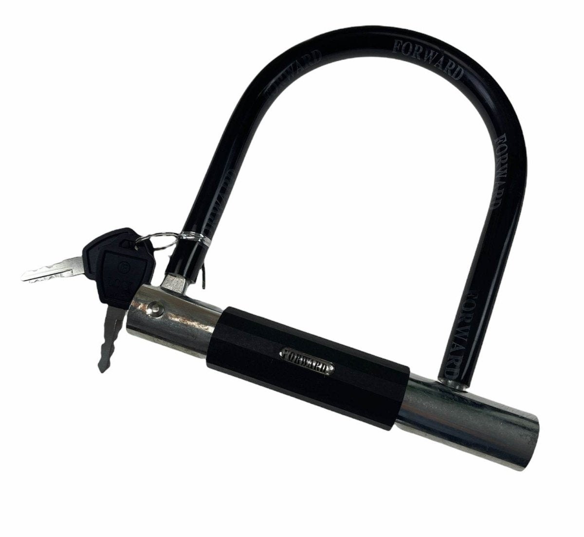 Bicycle Hardware U Lock Heavy Duty Keyed Bike Long Shackle Scooter Strong | Outdoorium