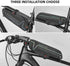 Bike Top or Under Tube Bag Reflective Material Road MTB Mountain Commuter Hybrid Ebike Tourer Scooter Escooter Bag BLACK Rockbros - Outdoorium