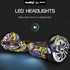 BULLET Electric Hoverboard Scooter 6.5 Inch Wheels, Colour LED Lighting, Carry Bag, Gen III Hiphop design | Outdoorium