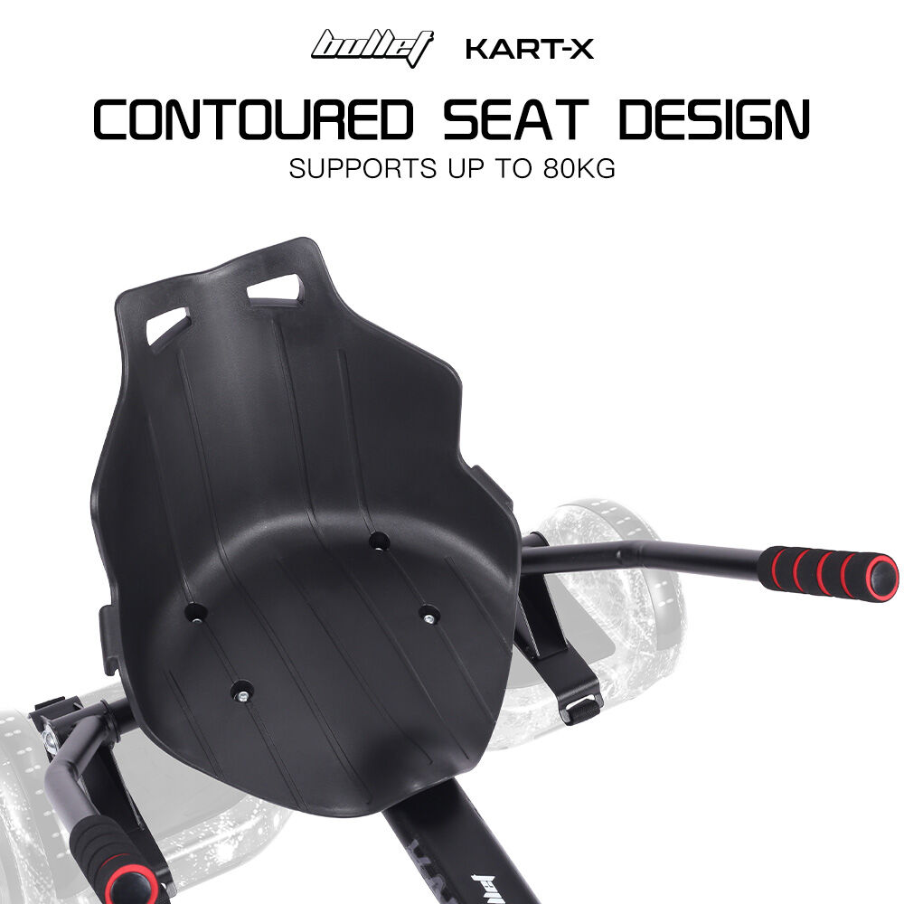 BULLET KART - X Hoverboard Seat Attachment, for 6.5" 8" 10" models, Adjustable Length Frame | Outdoorium