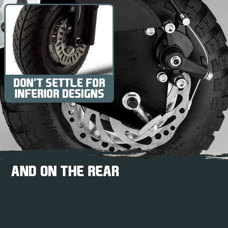 BULLET RPZ1600 Series 1000W Electric Scooter 48V - Turbo w/ LED for Adults/Child | Outdoorium