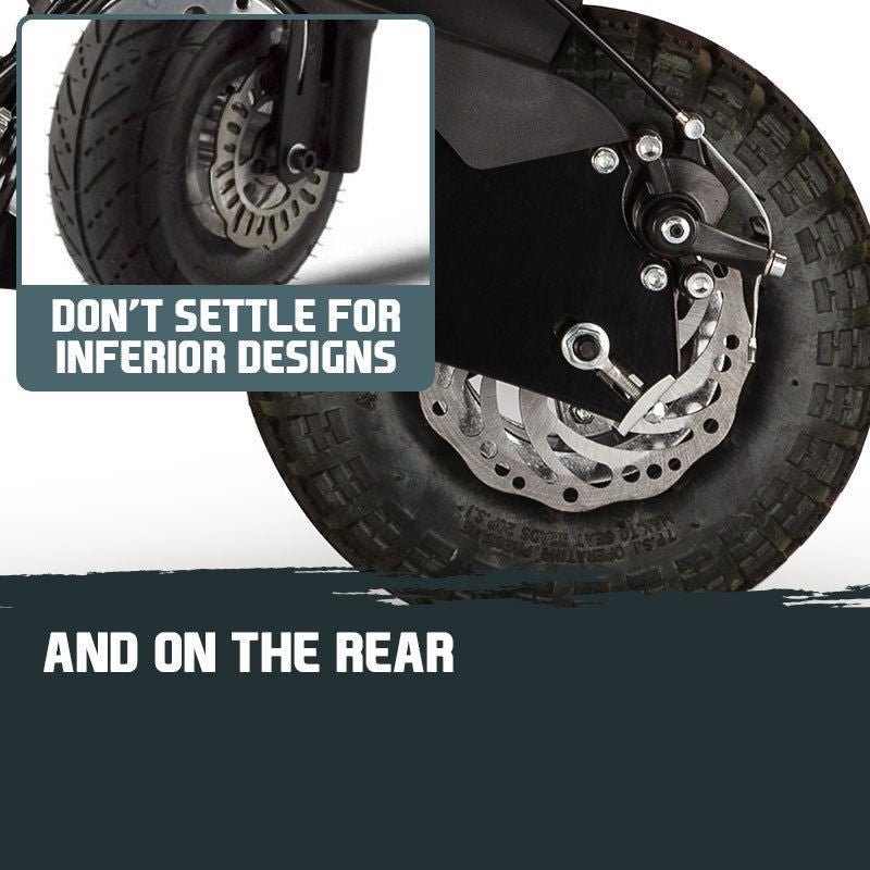 BULLET Stealth 1 - 6 1000W Electric Scooter 48V - Turbo w/ LED for Adult/Child | Outdoorium