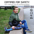 BULLET SX - 2000 Hoverboard Scooter, 500W Brushless, Superior Self Balancing System, UL Certified, LED Lights, Blue Galaxy | Outdoorium