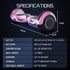 BULLET SX - 2000 Hoverboard Scooter, 500W Brushless, Superior Self Balancing System, UL Certified, LED Lights, Pink Camo | Outdoorium