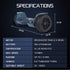 Bullet SX - 4500 Hoverboard Scooter, 8.5" Wheels, 700W Brushless, Superior Self Balancing System, UL Certified, LED Lights, Carry Bag, Navy Blue | Outdoorium