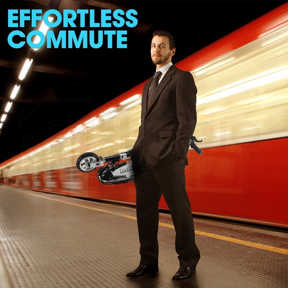 BULLET TRZ Electric Scooter 140W Adjustable and Foldable for both Adults / Kids | Outdoorium