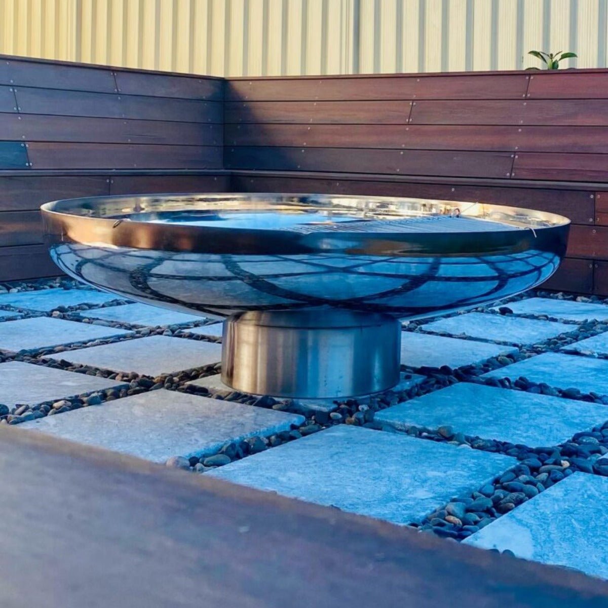 Cauldron Stainless Steel Fire Pit 80cm - Outdoorium