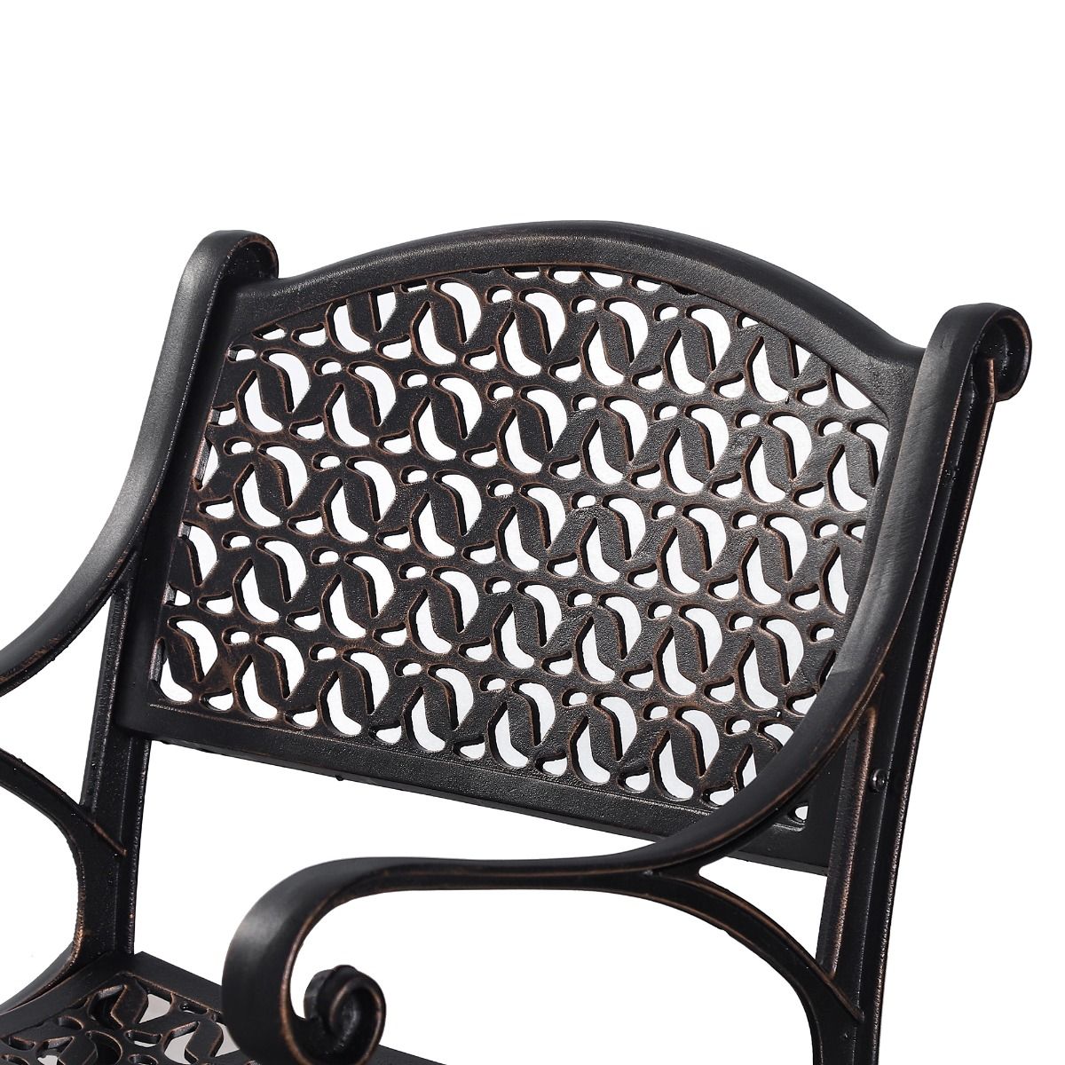 Cherise Cast Aluminium Chairs with Cushions (1 pair) | Outdoorium