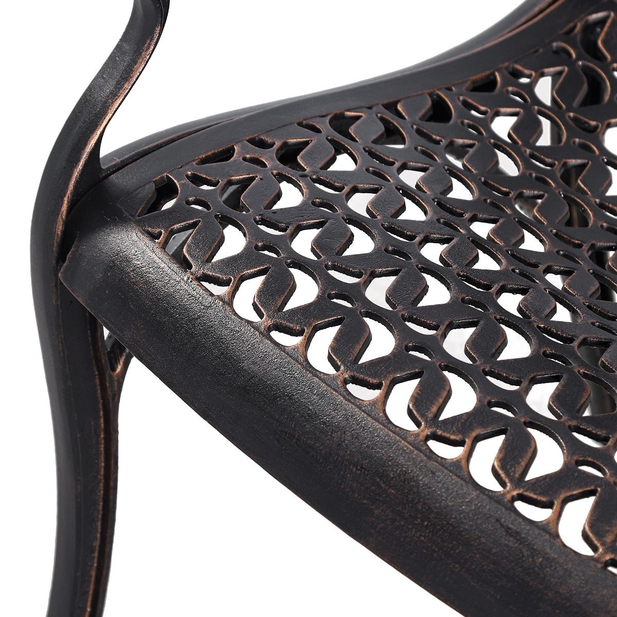 Cherise Cast Aluminium Chairs with Cushions (1 pair) | Outdoorium
