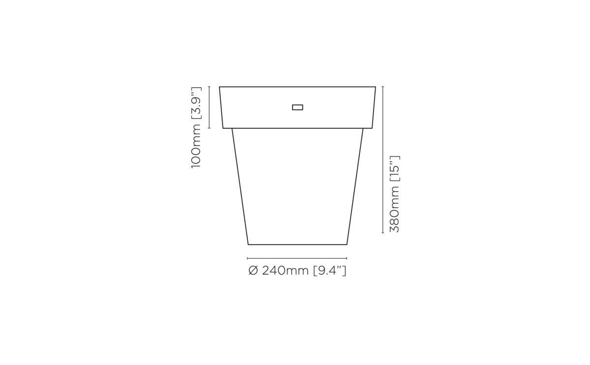 Classic 25 Plant Pot - Outdoorium