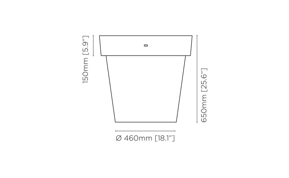 Classic 75 Plant Pot - Outdoorium