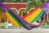 Mayan Legacy Single Size Cotton Mexican Hammock in Rainbow Colour