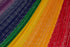 Mayan Legacy Single Size Cotton Mexican Hammock in Rainbow Colour