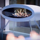 Decoflame Ellipse Floor Net Zero Fireplace | Outdoorium