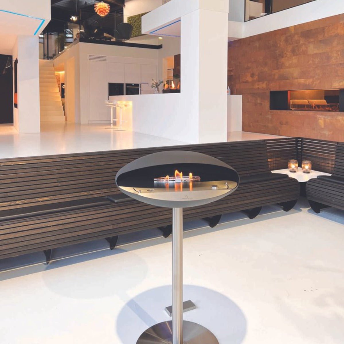 Decoflame Espoo Floor Net Zero Fireplace - Outdoorium