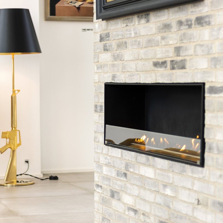 Decoflame Montreal Net Zero - Front Facing Fireplace - Outdoorium