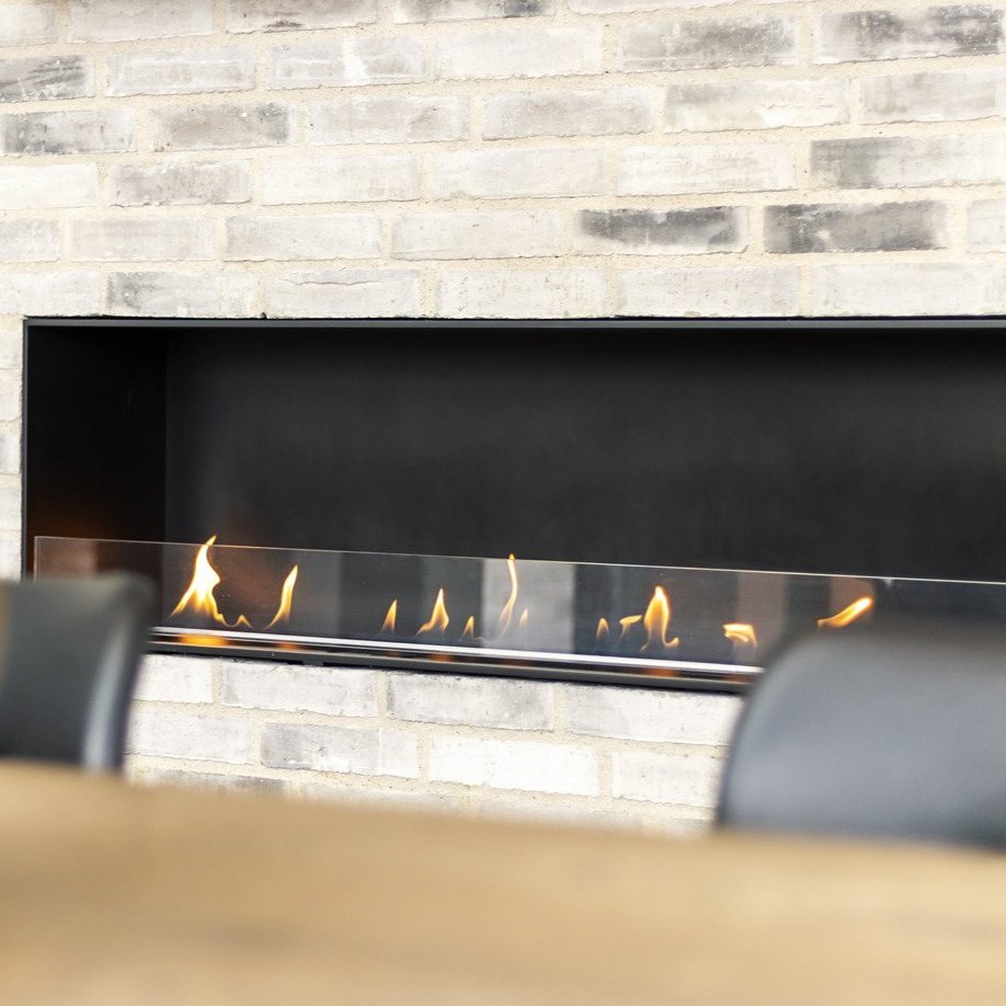 Decoflame Montreal Net Zero - Front Facing Fireplace - Outdoorium