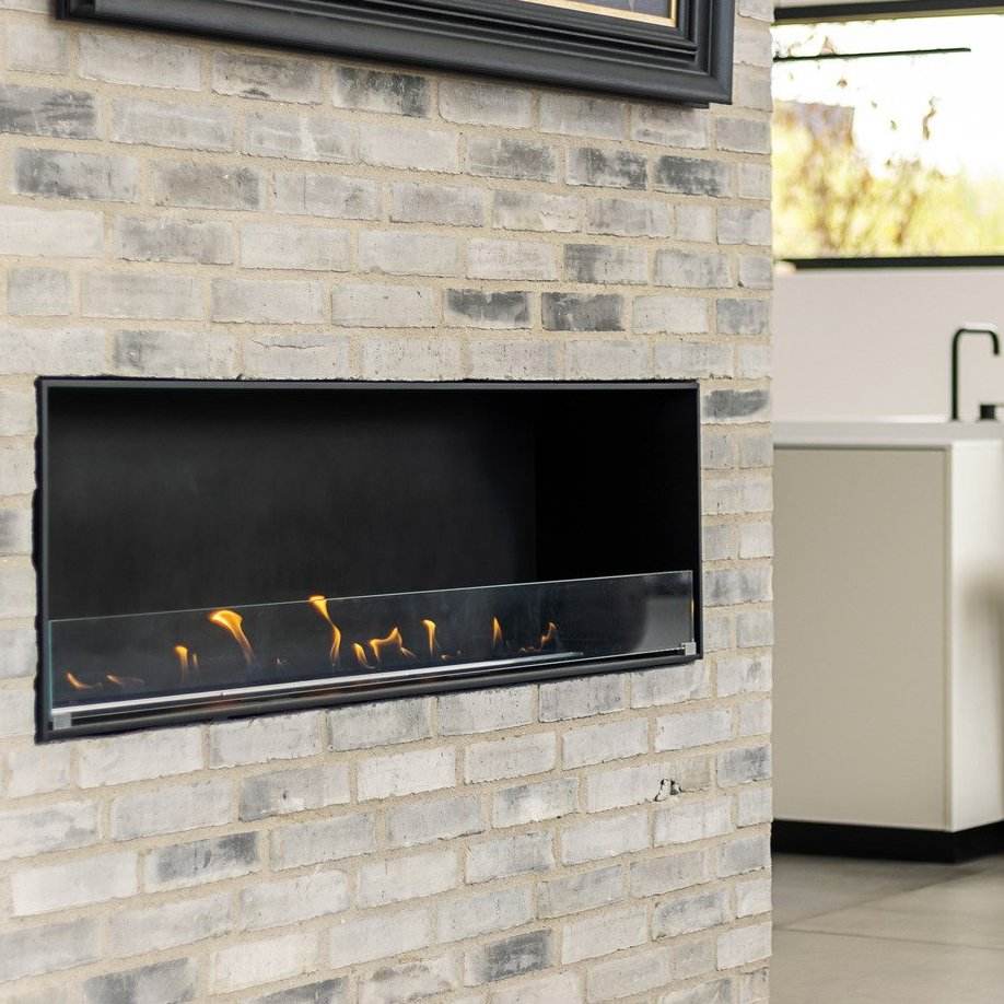 Decoflame Montreal Net Zero - Front Facing Fireplace - Outdoorium