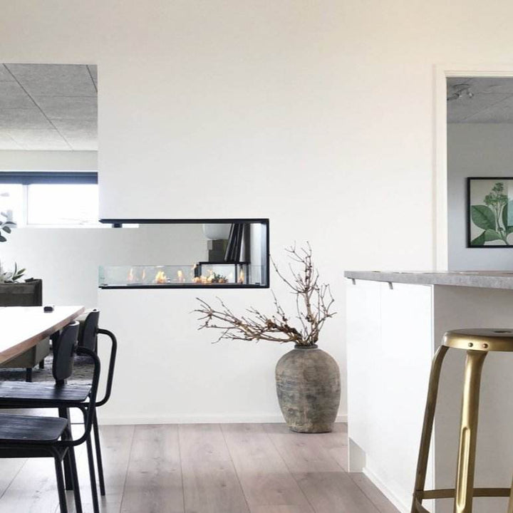 Decoflame Montreal Room Divider Net Zero Built-In Fireplace - Outdoorium