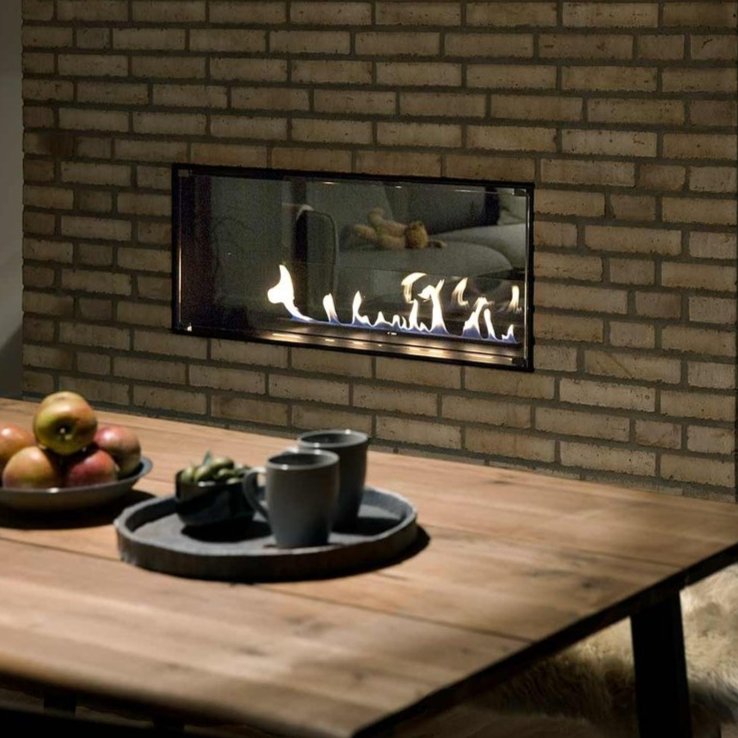 Decoflame Montreal See - Through Net Zero Built - In Fireplace - Outdoorium