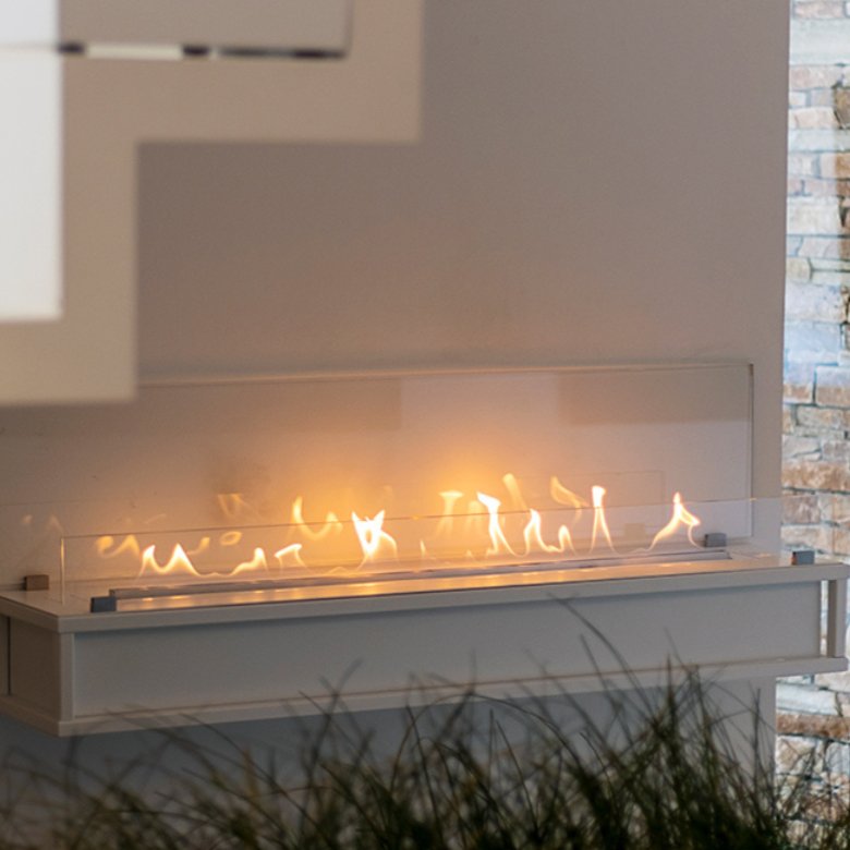 Decoflame Torino Wall Mounted Net Zero Fireplace - Outdoorium