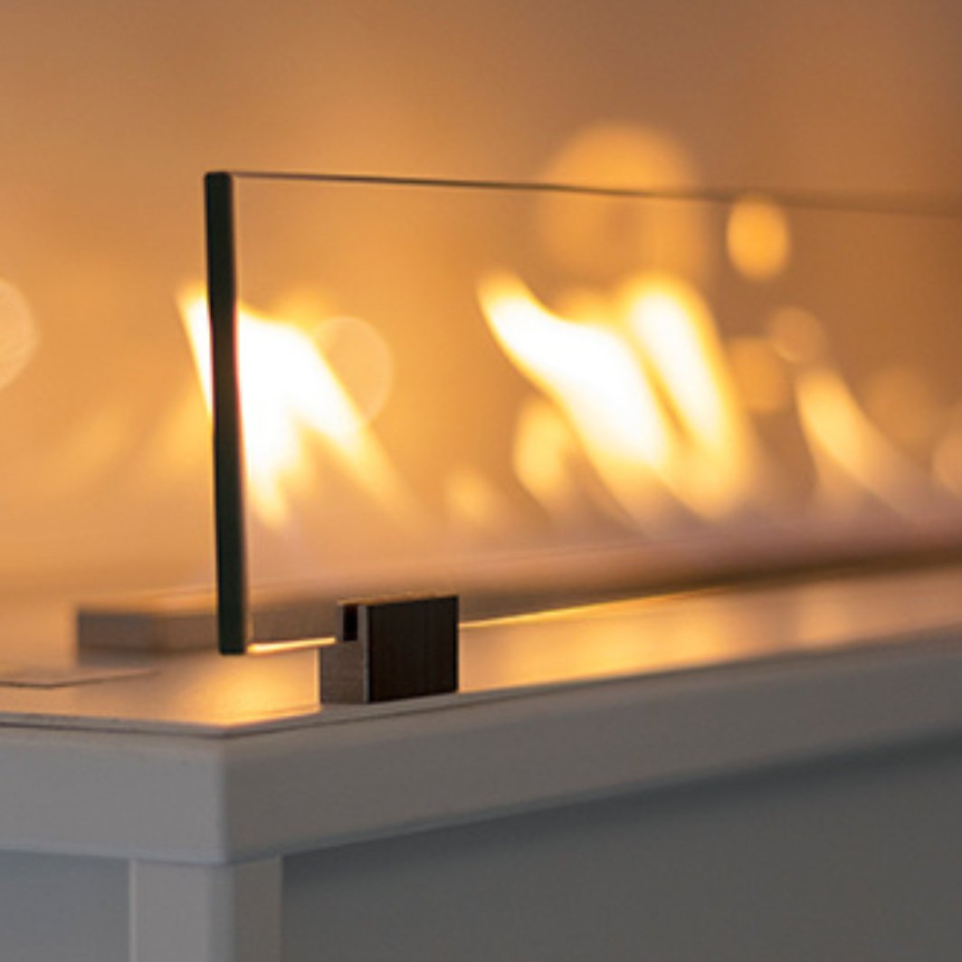 Decoflame Torino Wall Mounted Net Zero Fireplace - Outdoorium