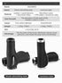 Deluxe Hand Grips Shock Absorbing Rockbros MTB Mountain Bike Tourer Double Lock BLUE Handlebar Grips Anti-skid 2.22cm - Outdoorium