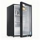 Devanti 105L Bar Fridge Glass Door Mini Fridge Countertop Cooler Black | Appliances > Fridges
