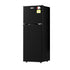 Devanti 122L Two Door Bar Fridge Mini Fridge with Freezer Black | Outdoorium