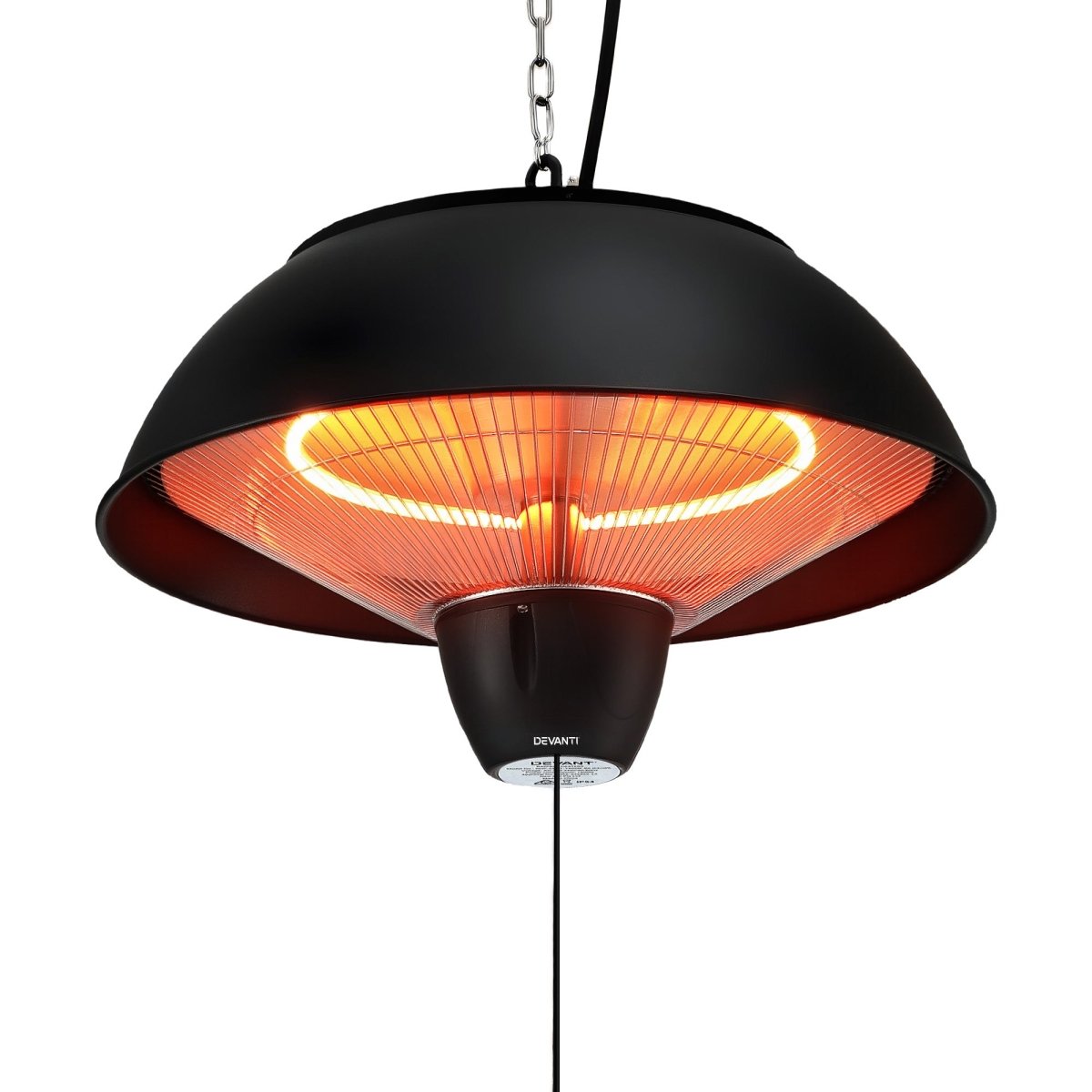 Devanti 1500W Electric Patio Infrared Heater Hanging Heaters Ceiling Mounted Remote | Appliances > Heaters > Patio Heaters