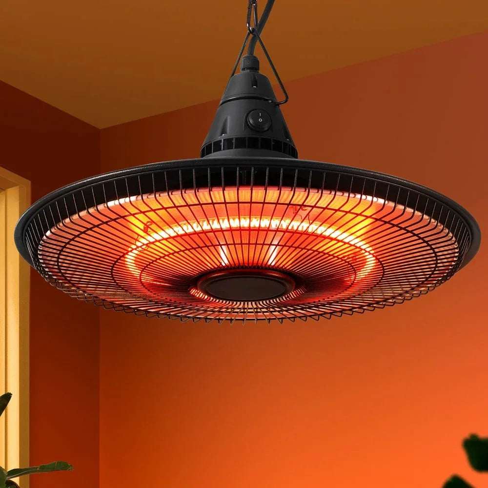 Devanti 1500W Hanging Electric Patio Heater | Appliances > Heaters > Patio Heaters