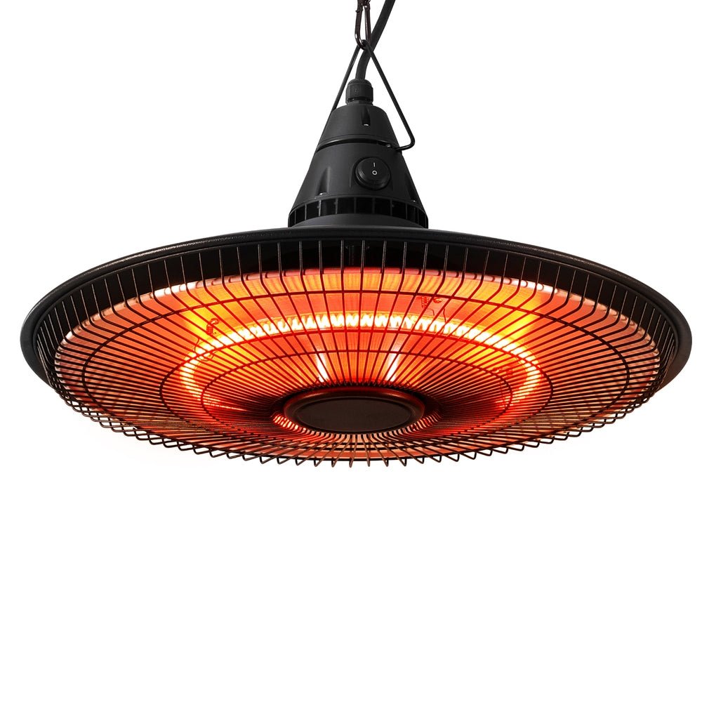 Devanti 1500W Hanging Electric Patio Heater | Outdoorium