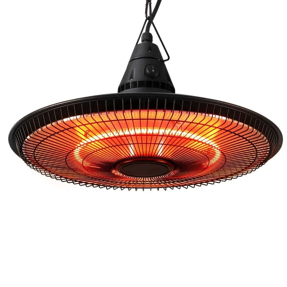 Devanti 1500W Hanging Electric Patio Heater | Appliances > Heaters > Patio Heaters
