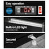 Devanti 198L Bar Fridge Dual Glass Door w/Light Black | Appliances > Fridges