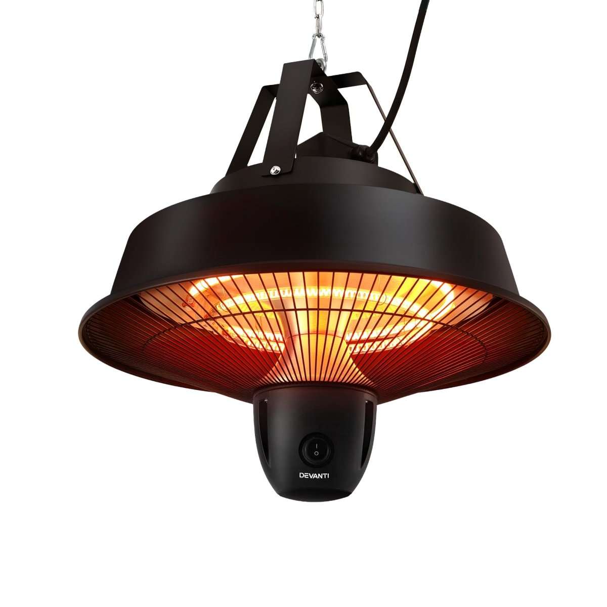 Devanti 2000W Electric Patio Heater Ceiling Mounted Hanging Heaters Remote | Appliances > Heaters > Patio Heaters