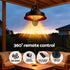 Devanti 2000W Electric Patio Heater Ceiling Mounted Hanging Heaters Remote | Appliances > Heaters > Patio Heaters