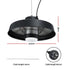 Devanti 2000W Outdoor Electric Patio Heater Ceiling Mount with LED Light Remote | Appliances > Heaters > Patio Heaters