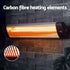 Devanti 2PCS Electric Radiant Strip Heater Outdoor Indoor Patio Infrared Heaters 3000W | Appliances > Heaters > Patio Heaters