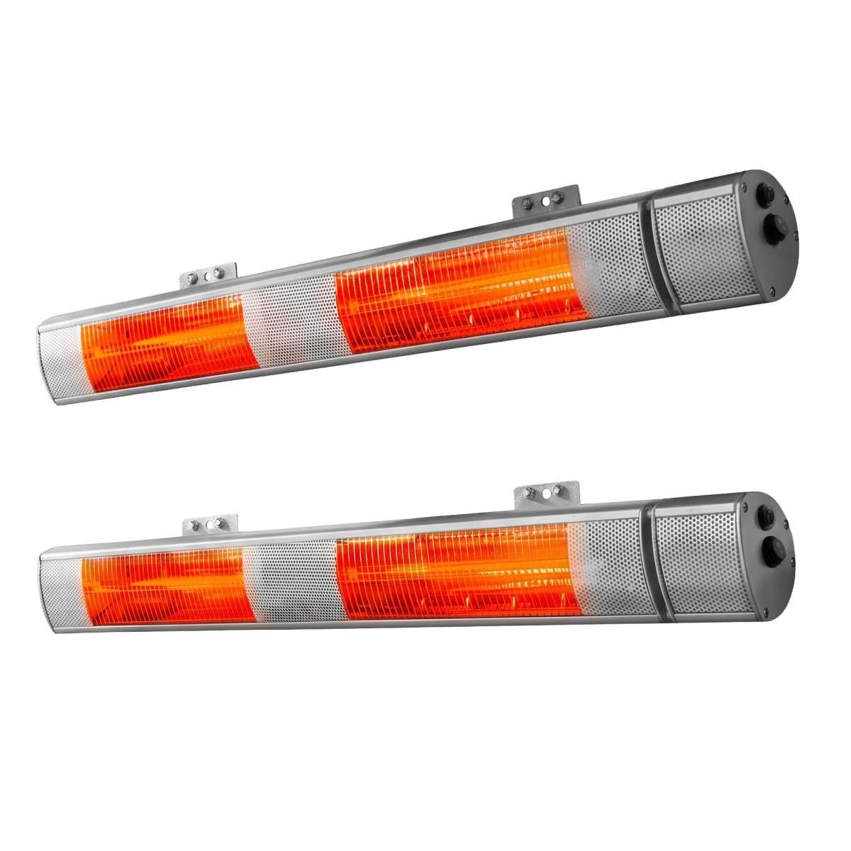 Devanti 2PCS Electric Strip Heater Radiant Infrared Heaters Remote Control 3000W | Appliances > Heaters > Patio Heaters