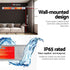 Devanti 2PCS Electric Strip Heater Radiant Infrared Heaters Remote Control 3000W | Appliances > Heaters > Patio Heaters