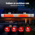 Devanti 2PCS Electric Strip Heater Radiant Infrared Heaters Remote Control 3000W | Appliances > Heaters > Patio Heaters